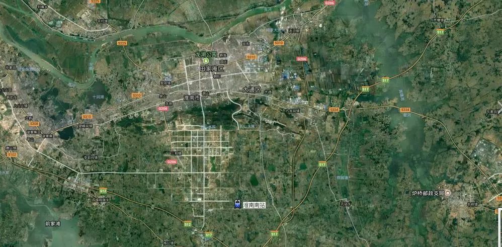 商合杭高速铁路淮南南站、凤台南站及寿县站具体位置曝光(图5) 郑合高铁和商杭高铁_商杭高铁 凤台_商合杭高铁与宁安高铁