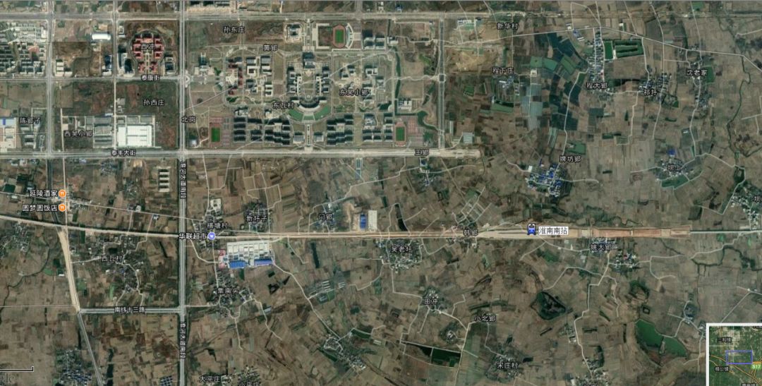商合杭高速铁路淮南南站、凤台南站及寿县站具体位置曝光(图6) 郑合高铁和商杭高铁_商合杭高铁与宁安高铁_商杭高铁 凤台
