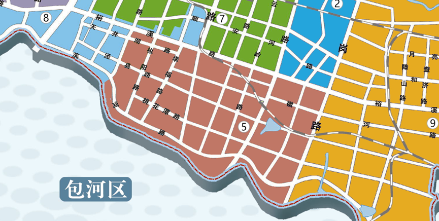 大富鸿学府由西转东,详解2023年合肥各区的学区划分变化!(图11) 瑶海区规划凤台路地块_罗秀路长华路地块规划_合肥凤台路城中村地块