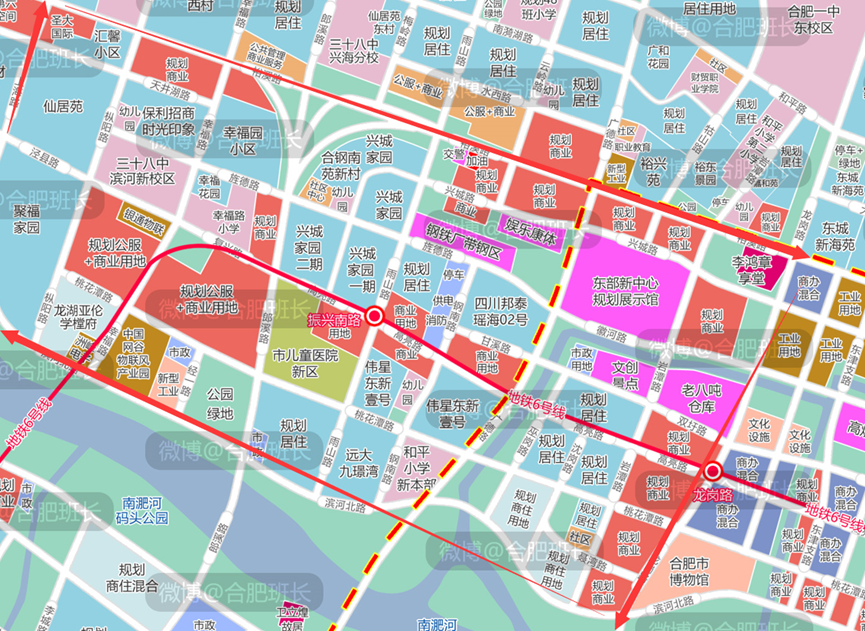 大富鸿学府由西转东,详解2023年合肥各区的学区划分变化!(图12) 瑶海区规划凤台路地块_合肥凤台路城中村地块_罗秀路长华路地块规划