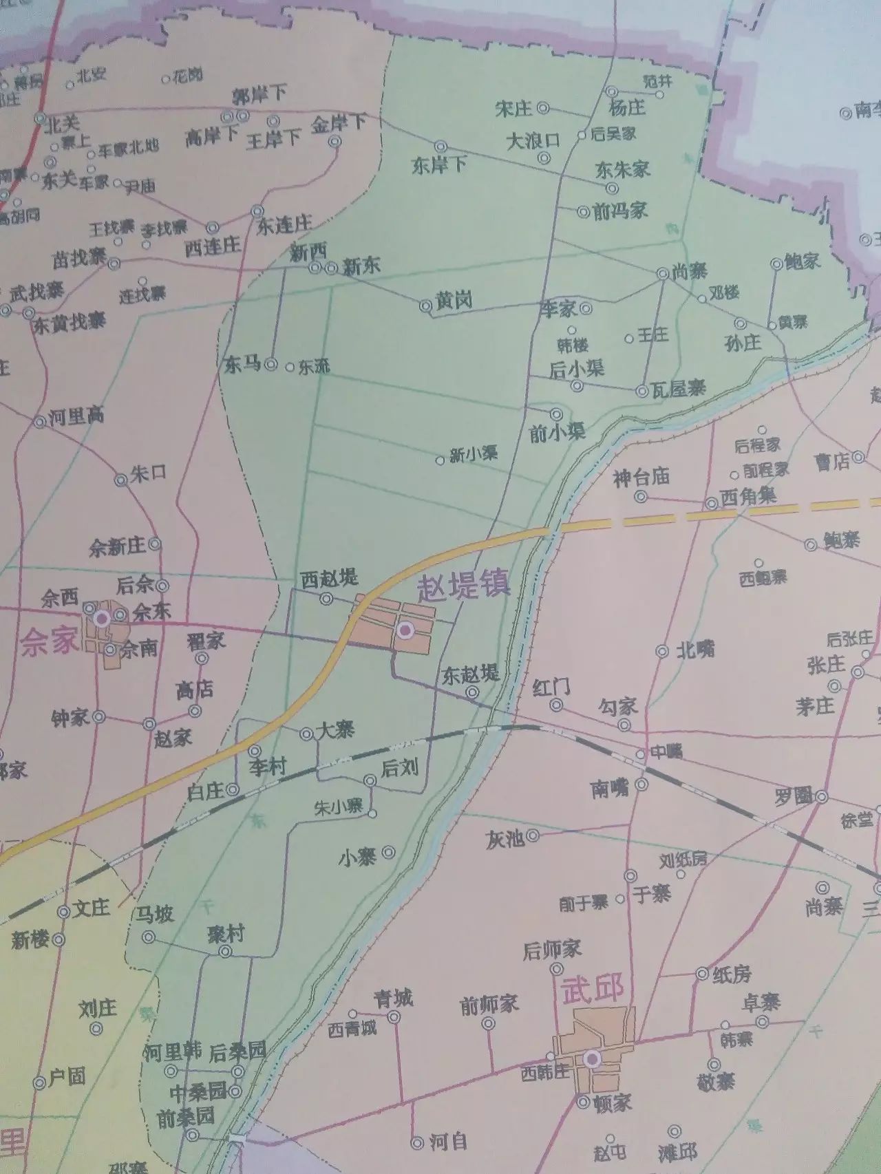 凤台县县城卫星地图_凤台县乡镇地图_凤台县各乡镇地图