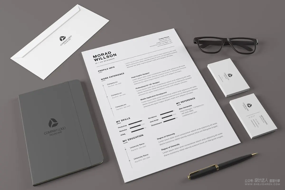 排版时尚的个人简历模板,多种格式请收藏好(图14) 简历表一般用什么格式_简历表格怎么写_普通简历表格