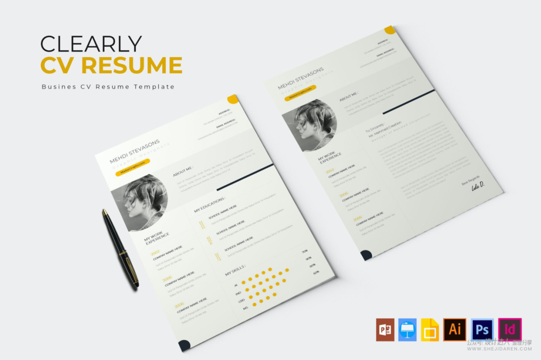 排版时尚的个人简历模板,多种格式请收藏好(图3) 简历表一般用什么格式_简历表格怎么写_普通简历表格