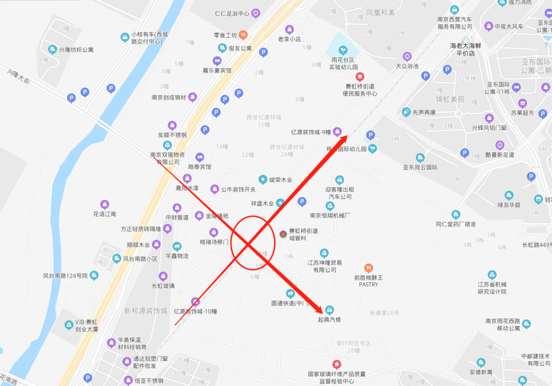 地铁八号线又爆出最新动态!其在赛虹桥区域凤台南路站点位置曝光!(图5) 凤台路小区_凤台南路新楼盘_凤台南路规划